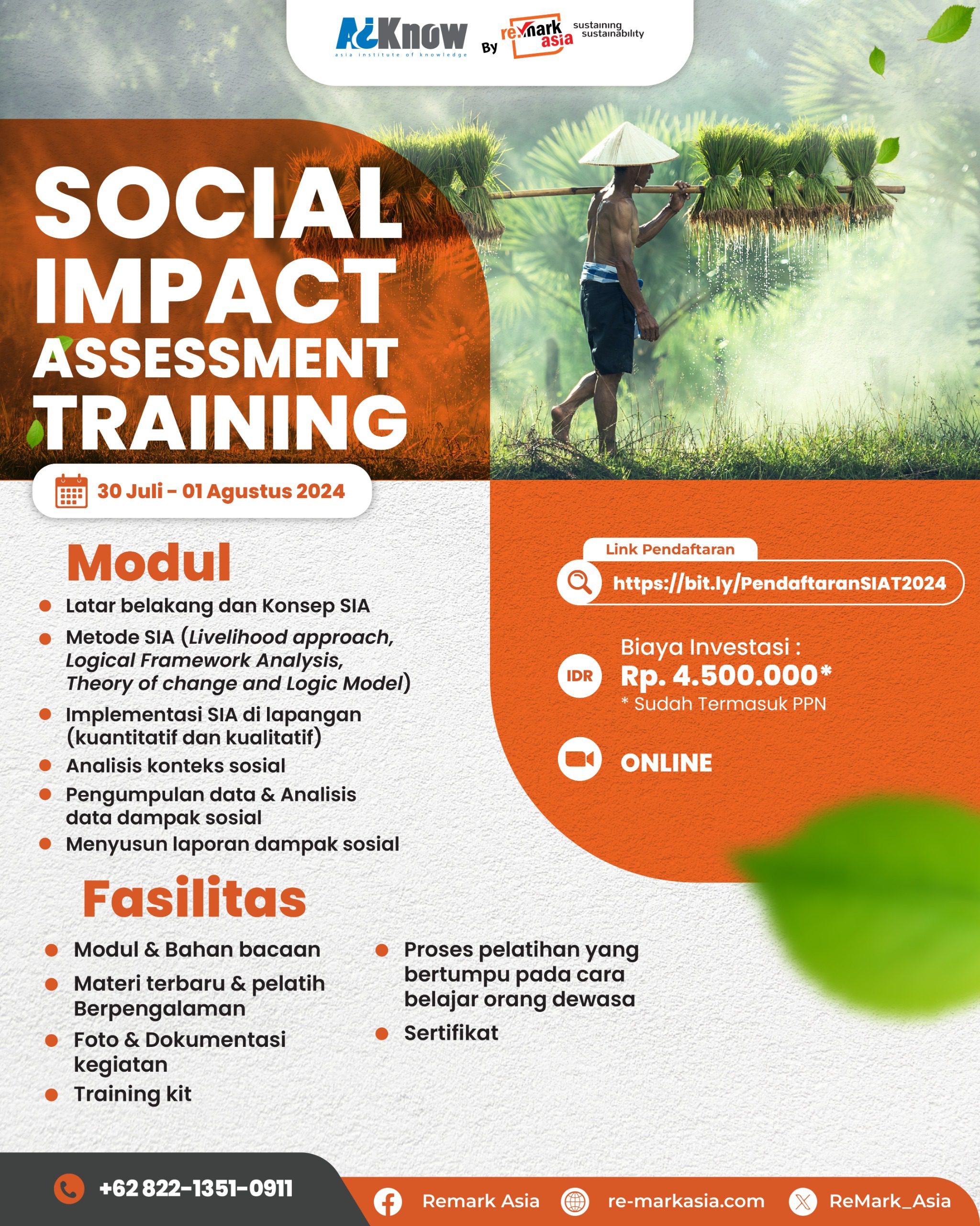 Social Impact Assessment Training – July 2024 – Updated