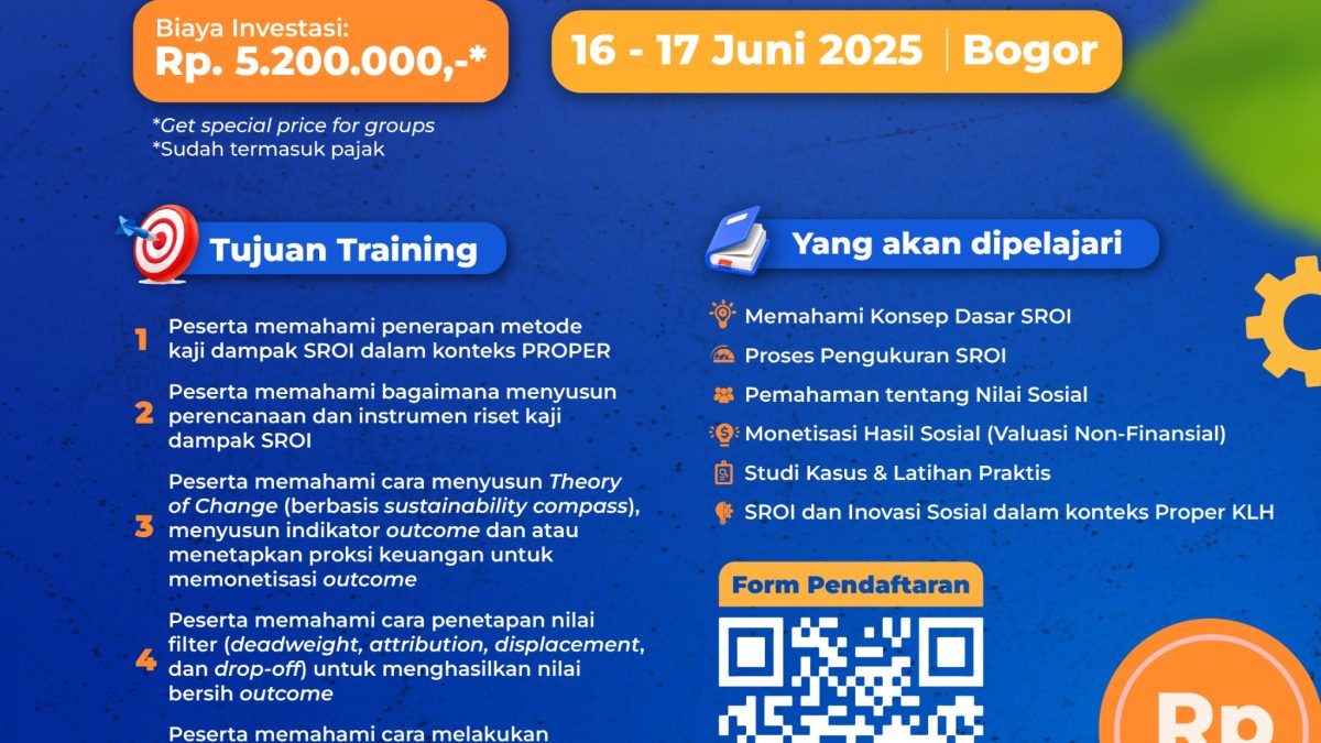 Social Return On Investment Training