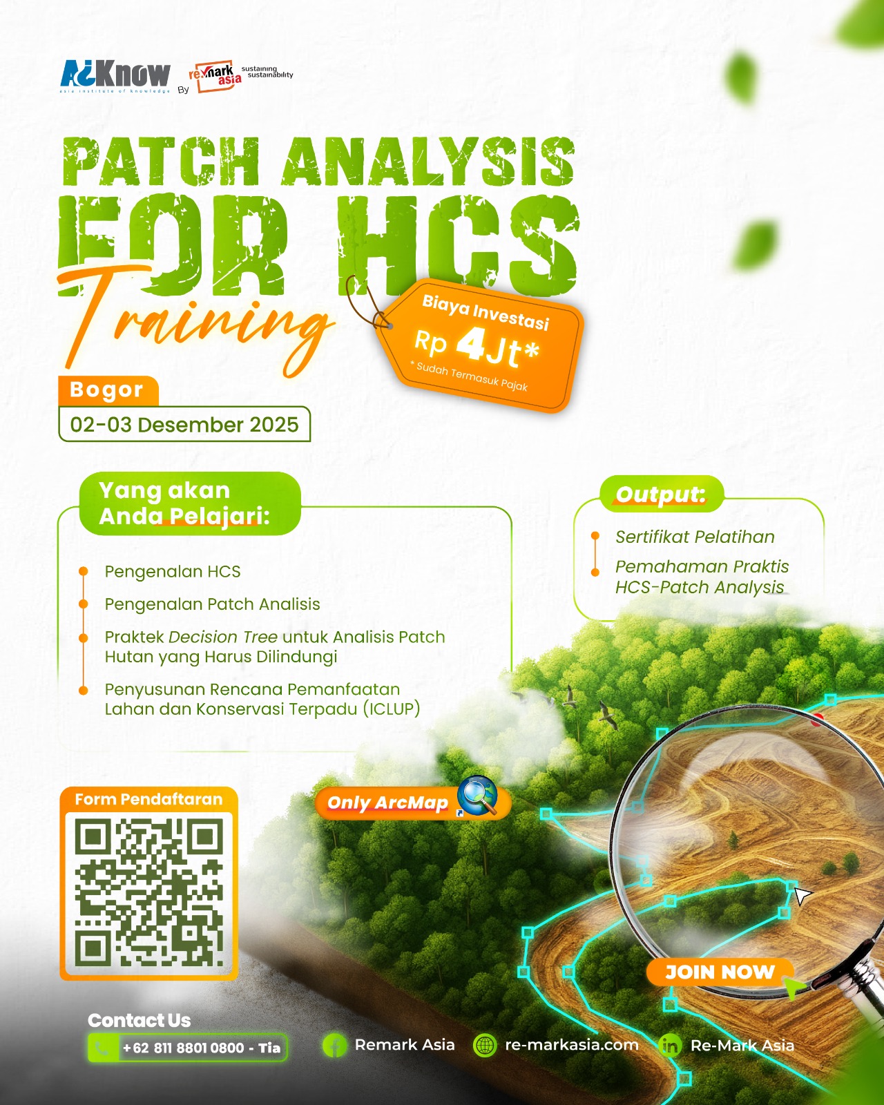 Patch Analysis for HCS Training